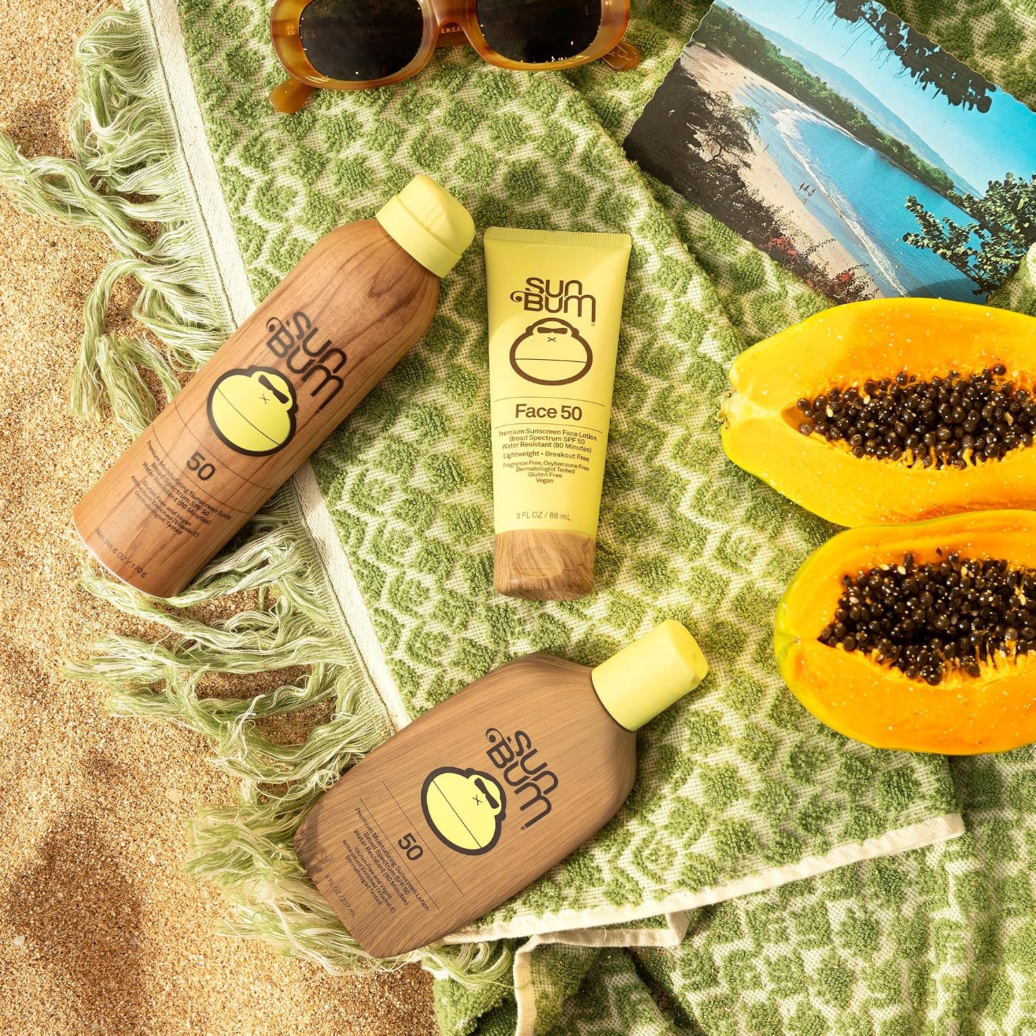 Sun Bum Original SPF 50 Sunscreen Face Lotion - Travel Size - 3 oz - Image 7