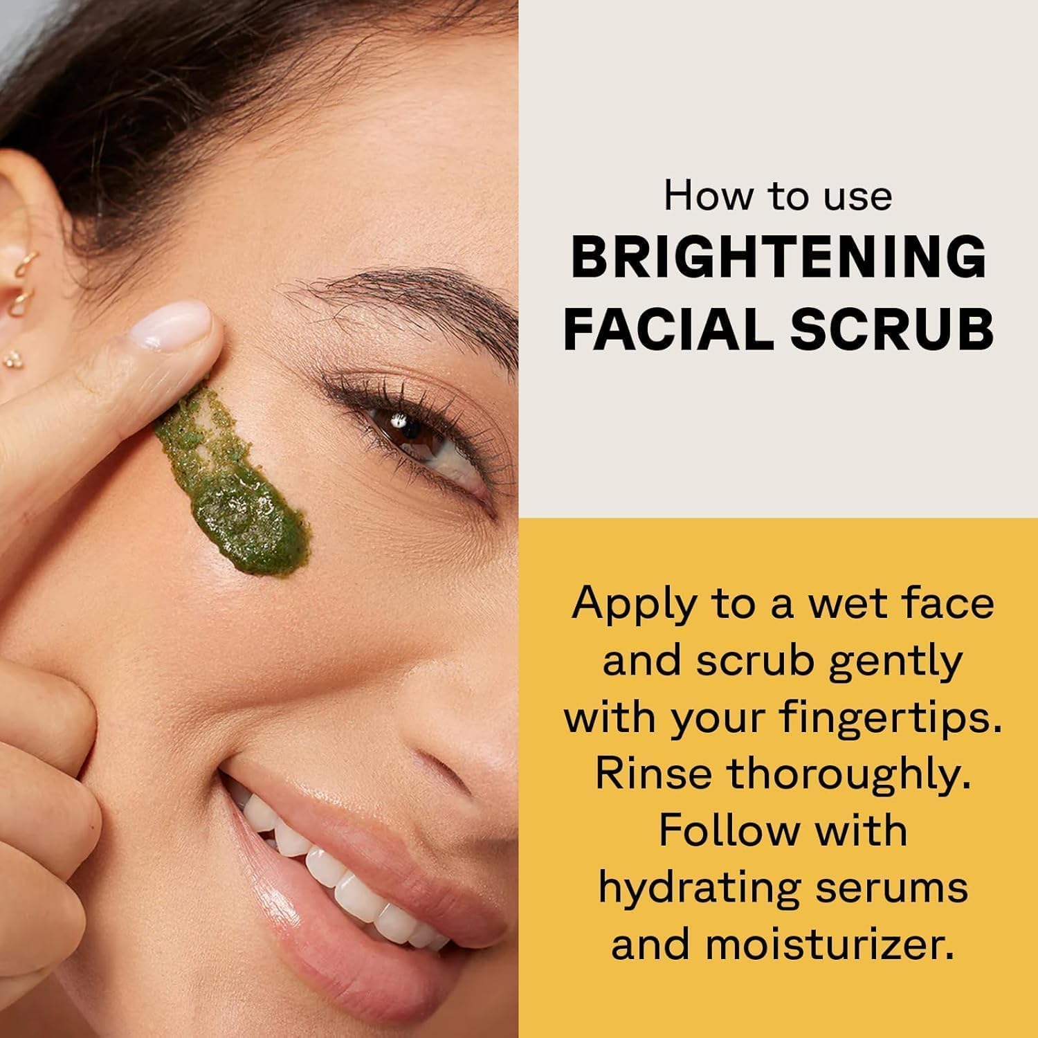 Acure Brightening Facial Scrub - Exfoliating Face Wash - 4 fl oz - Image 6